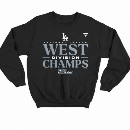 Official Los Angeles Dodgers 2023 Nl West Division Champions Locker Room T-shirt Sweatshirt Hoodie