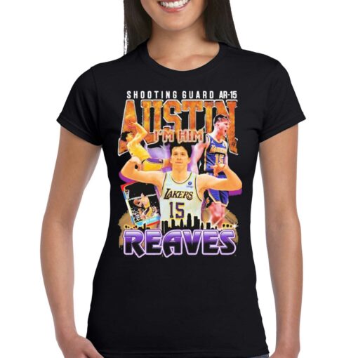 Official Los Angeles Shooting Guard Ar15 Austin Reaves Im Him T-shirt