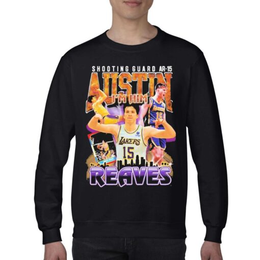 Official Los Angeles Shooting Guard Ar15 Austin Reaves Im Him T-shirt