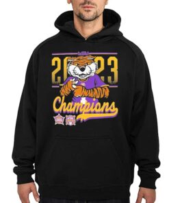 Official Lsu Tigers Baseball Womens Basketball Comfort Colors 2023 Dual National Champions Shirt 3