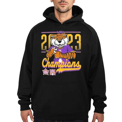 Official Lsu Tigers Baseball Womens Basketball Comfort Colors 2023 Dual National Champions Shirt