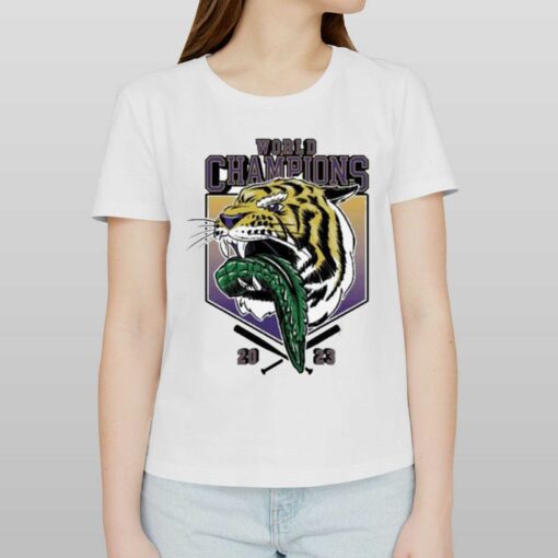 Official Lsu Tigers Defeat Gators 2023 World Champions Shirt