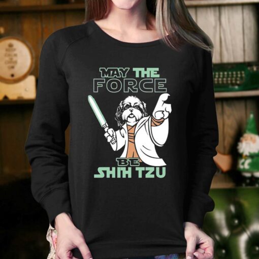 Official May The Force Be Shih Tzu Star Wars T-shirt