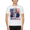 Official Merica Trump 4th Of July Usa Flag Shirt