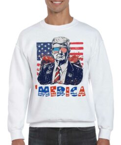 Official Merica Trump 4th Of July Usa Flag Shirt 4