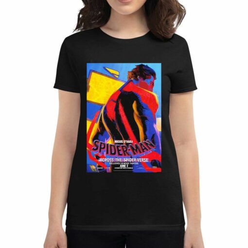 Official Miguel Ohara Spider-man Across The Spider Verse Exclusively In Movie Theaters June 2 T-shirt