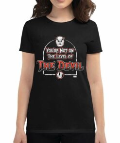 Official Mjf Youre Not On The Level Of The Devil T-shirt