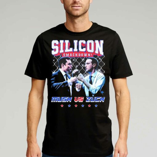 Official Musk Vs Zuck Silicon Smashdown T-shirt