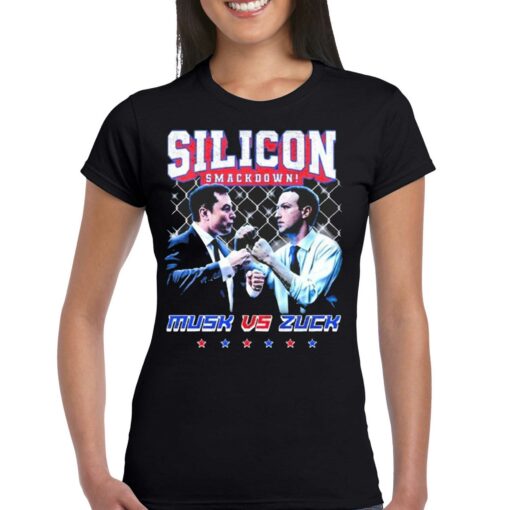 Official Musk Vs Zuck Silicon Smashdown T-shirt