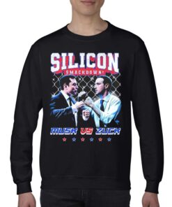 Official Musk Vs Zuck Silicon Smashdown T shirt 4