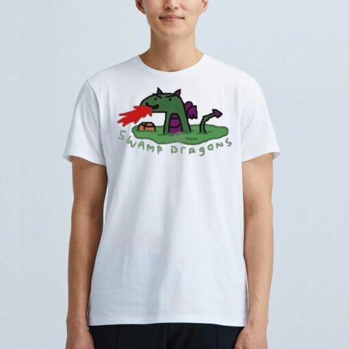 Official Nba Paint Swamp Dragons Logo T Shirt