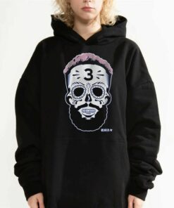 Official Odell Beckham Jr Sugar Skull Pink Edition T shirt 3