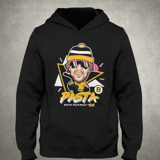 Official Pasta David Pastrnak 88 Boston Hockey Cartoon Shirt