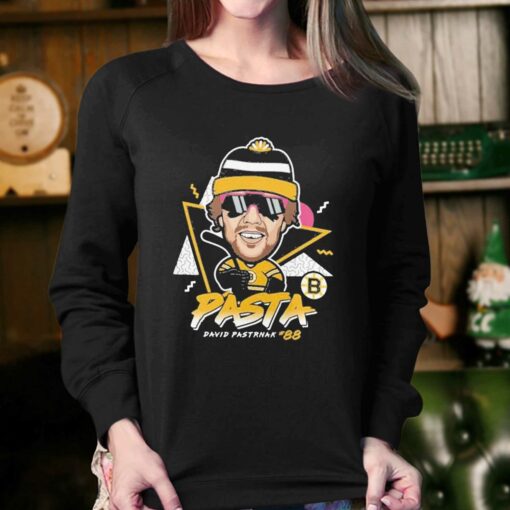 Official Pasta David Pastrnak 88 Boston Hockey Cartoon Shirt