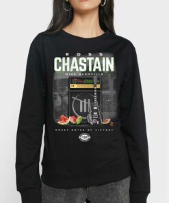 Official Ross Chastain Checkered Flag Sports 2023 Ally 400 Race Winner Shirt 3 Official Ross Chastain Checkered Flag Sports 2023 Ally 400 Race Winner Shirt 4