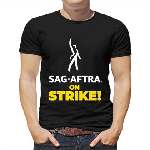 Official Sag Aftra On Strike T-shirt