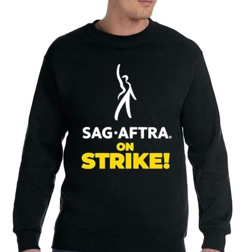 Official Sag Aftra On Strike T-shirt