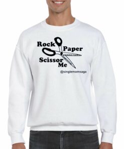 Official Sam Sparkswood Rock Paper Scissor Me Singlemomsaga Shirt 4