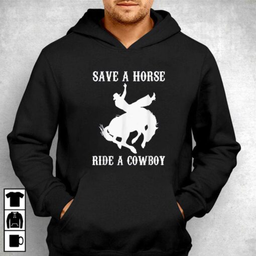 Official Save A Horse Ride A Cowboy T-shirt