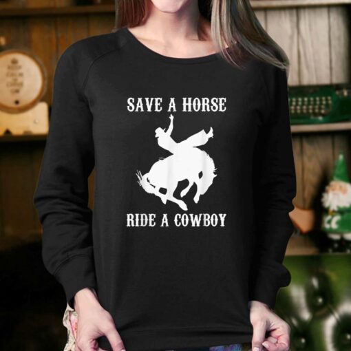 Official Save A Horse Ride A Cowboy T-shirt