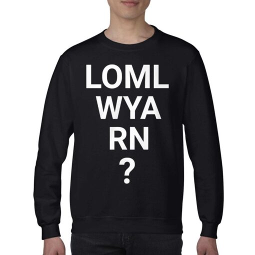 Official Smino Wearing Loml Wya Rn Sweatshirt Hoodie