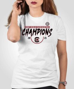 Official South Carolina Gamecocks 2023 Sec Women’s Basketball Regular Season Champions T-shirt Official South Carolina Gamecocks 2023 Sec Women’s Basketball Regular Season Champions T-shirt