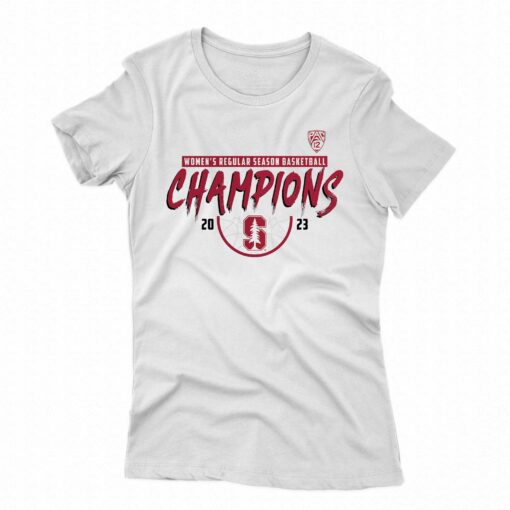 Official Stanford Cardinal 2023 Pac-12 Women’s Basketball Regular Season Champions T-shirt