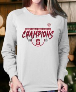 Official Stanford Cardinal 2023 Pac 12 Womens Basketball Regular Season Champions T shirt 4