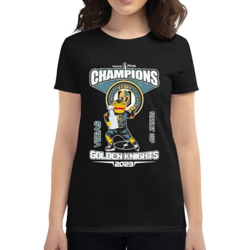 Official Stanley Cup Final Champions Stanley Cup Vegas Golden Knights Mascot 2023 T-shirt