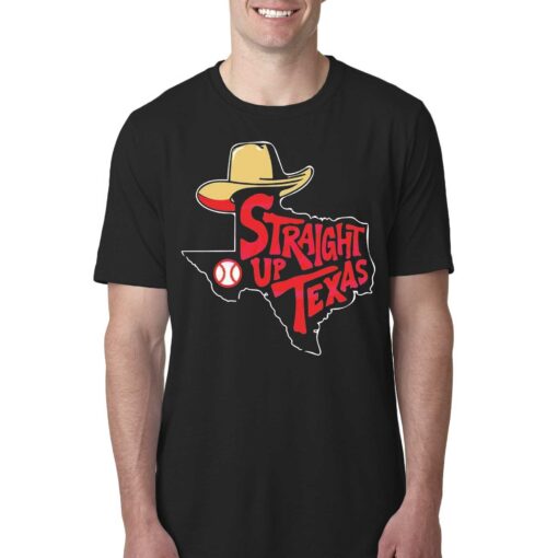 Official Straight Up Texas Svg Mlb Team Shirt