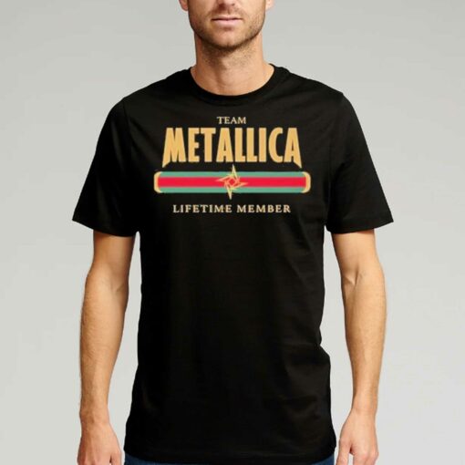 Official Team Metallica Lifetime Member Shirt