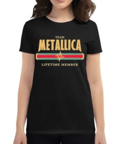 Official Team Metallica Lifetime Member Shirt