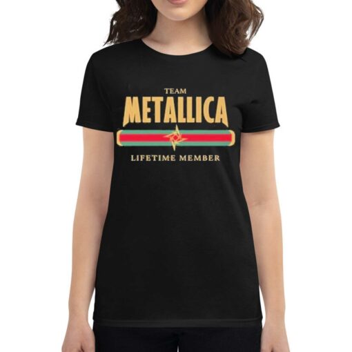 Official Team Metallica Lifetime Member Shirt