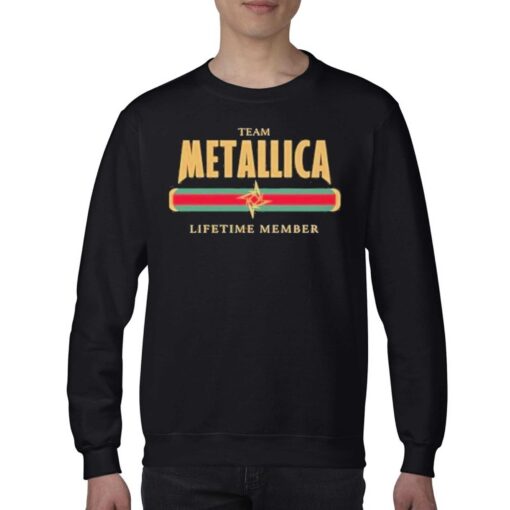 Official Team Metallica Lifetime Member Shirt