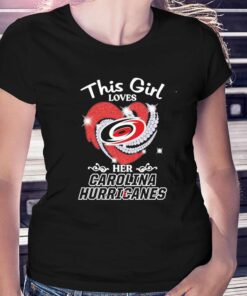 Official This Girl Love Her Carolina Hurricanes Diamond Heart Shirt Official This Girl Love Her Carolina Hurricanes Diamond Heart Shirt