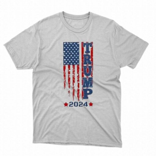 Official Trump 2024 Shirt Take America Back Flag Shirt