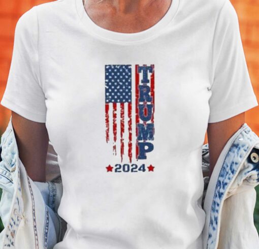 Official Trump 2024 Shirt Take America Back Flag Shirt