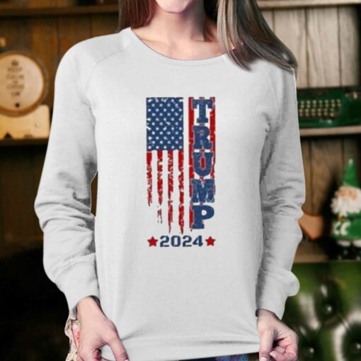 Official Trump 2024 Shirt Take America Back Flag Shirt