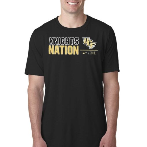 Official Ucf Knights Nike Big 12 Core Shirt