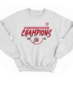 Official Utah Utes 2023 Pac 12 Womens Basketball Regular Season Champions T shirt 4