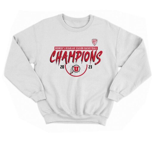 Official Utah Utes 2023 Pac-12 Women’s Basketball Regular Season Champions T-shirt