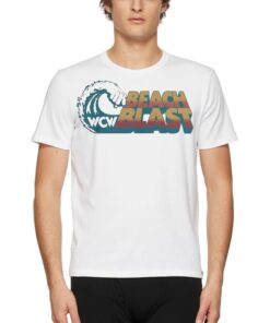 Official Wcw Beach Blast T-shirt Official Wcw Beach Blast T-shirt