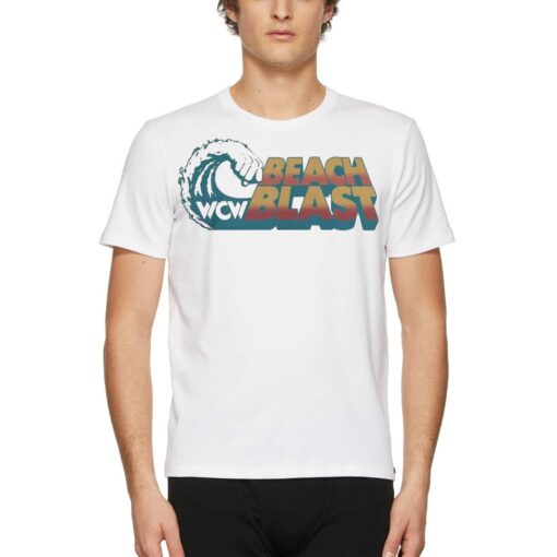 Official Wcw Beach Blast T-shirt