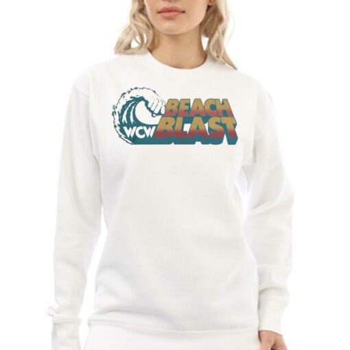 Official Wcw Beach Blast T-shirt