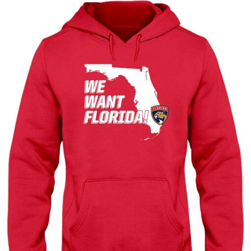 Official We Want Florida T-shirt