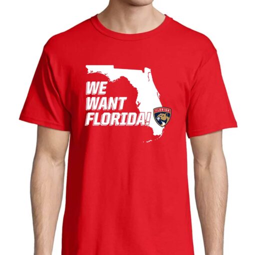 Official We Want Florida T-shirt