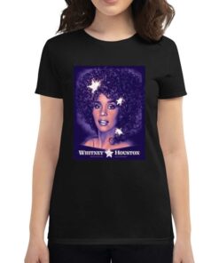 Official Whitney Houston Hall Of Fame By Tracie Ching Poster T-shirt Official Whitney Houston Hall Of Fame By Tracie Ching Poster T-shirt