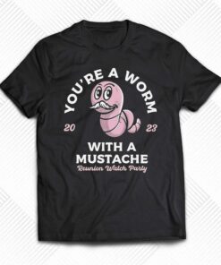 Official Worm With A Mustache Shirt Official Worm With A Mustache Shirt