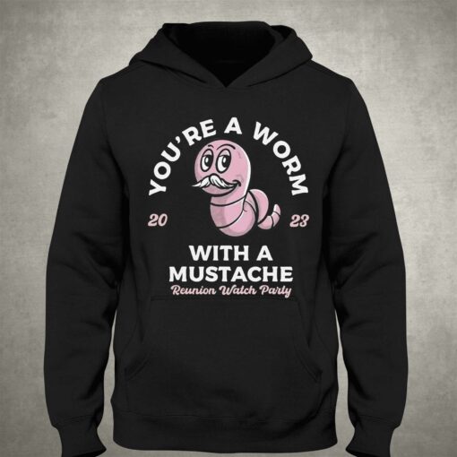 Official Worm With A Mustache Shirt