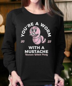 Official Worm With A Mustache Shirt 3 Official Worm With A Mustache Shirt 4